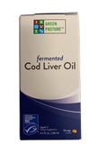 Green Pasture - Fermented Cod Liver Oil Liquid - Unflavored 6 fl. oz. Vitamin A Vitamin D Omega 3 Omega 6 Omega 9 (6.1oz Orange)