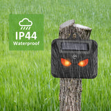 Solar Nocturnal Animal Repeller - YARDefense Waterproof Raccoon Repellent Devices Predator Control Lights Used to Deterrent Fox Coyote Skunk Deer Protect Your Property with Humane Wildlife Deterrence