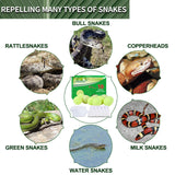 USKICH 10 Pack Snake Away Repellent, Snake Repellent Balls for repelling Snakes Rats and Other Pests, for Yard Lawn Garden Camping Fishing, Natural Plant Formula Pest Insect Control(Recipe Upgrade)…