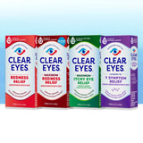 Clear Eyes Eye Drops, Redness Relief, Handy Pocket Pal 0.2 Fl Oz (Pack of 12)