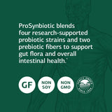 Standard Process ProSynbiotic - Whole Food Bowel, Immune Support, Digestion and Digestive Health with Bifidobacterium, Chicory Root, Lactobacillus Acidophilus, and Inulin - Vegetarian - 90 Capsules