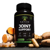 Native Source Joint Support Supplement | Turmeric Supplements for Inflammation, Tamarind Seeds Extract, Boswellia for Pain, Fenugreek Seeds Capsules, Joint Pain Relief | 1 Daily - 4 Day Rapid Results