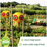 De-Bird Balloon Bird Repellent,3-Pk Fast and Effective Solution to Pest Problems, Scare Eyes Balloon to Scare Birds Away from Pool and Garden Crops