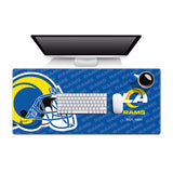 YouTheFan NFL Los Angeles Rams Logo Series Desk Pad