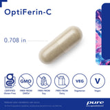 Pure Encapsulations OptiFerin-C | Iron Supplement to Support Healthy Skin, Iron Absorption, and Overall Immune System Health* | 60 Capsules