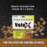 VoleX - Effective Against All Species of Voles. Safe for Use Around People, Pets, Livestock, and Wildlife (3 pounds)