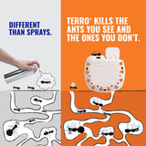 TERRO T334SR Indoor Multi-Surface Liquid Ant Bait and Ant Killer - 8 Discreet Ant Bait Stations - Kills Common Household Ants
