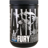Animal Fury - Pre Workout Powder Supplement for Energy and Focus - 5g BCAA, 350mg Caffeine Nitric Oxide Without Creatine - Powerful Stimulant for Bodybuilders - Blue Raspberry - 30 Servings, 17.3 Oz