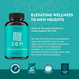 WellPath Zen Relief Support Supplement - Calm Mood, Stress & Energy Support | Ashwagandha Root, Rhodiola Rosea, Lemon Balm, L-Theanine | Premium Mood Support Supplements | Herbal Capsules, 60 Ct