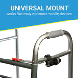 Life Mounts - Universal Mounted LED Light for Mobility Devices - Stay Safe and Light Your Way - Accessory for Walkers, Wheelchairs, and Canes - Hands-Free