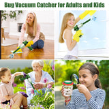 Jahy2Tech Bug Vacuum Catcher,Cordless Handheld Vacuum Cleaner with LED Light Rechargeable Portable Bug Catcher Grabber 6000Pa Suction Power Bug Sucker Insect Stink Moth Spider and Car Cleaning Green