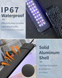 Pawfly Aquarium LED Light for 18 to 24 Inch Fish Tanks Extendable Fish Tank Light with Full Spectrum Brilliant White Blue Red Lights with Daytime & Night Modes and Adjustable Brightness