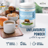 Revive Naturals Multi Collagen Hydrolyzed Protein Powder (16oz) - Types I, II, III, V & X - Grass Fed Bovine, Wild Caught Marine, Free Roaming Chicken & Eggshell Collagen Peptides,