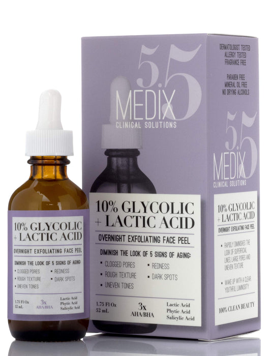 Medix 5.5 Glycolic Acid Face Peel Serum - 1.75 Fl Oz