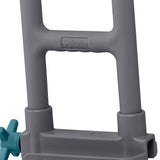Medline Deluxe Plastic Tub Grab Bar, Microban Protection, 250lb Weight Capacity, Grey