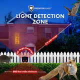 Predator Guard Solar Powered Predator Deterrent LED Light - Scares & Deters Nocturnal Animals Away, Built to Repel Coyote, Fox, Skunk, Bear, Racoon & Wild Creatures - Protect Your Property!