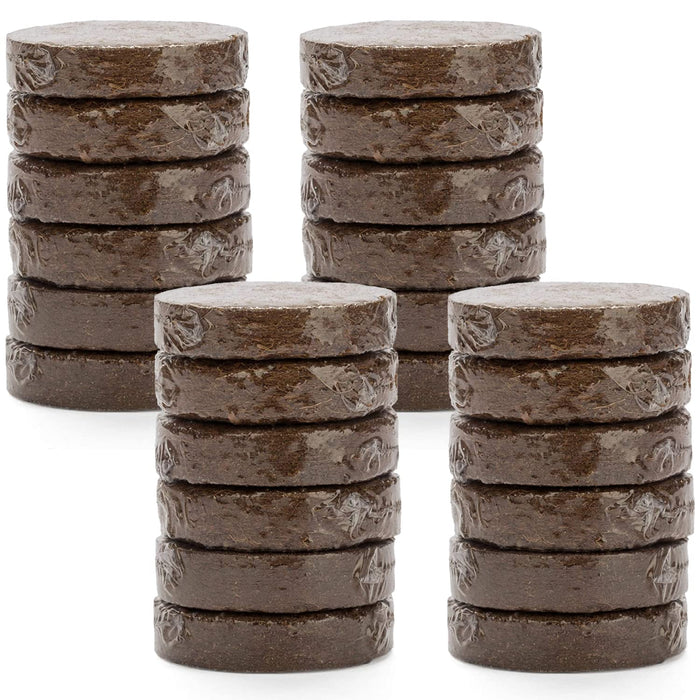 Potting Soil for Indoor/Outdoor Plants, Expands to Fit 3 Inch and 4 Inch Pots - 24 Pack