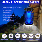 LUOJIBIE Bug Zapper Outdoor, Mosquito Zapper with LED Light, Fly Zapper Outdoor Indoor, Insect Zapper Electric Fly Traps, Plug in Mosquito Killer for Patio Yard