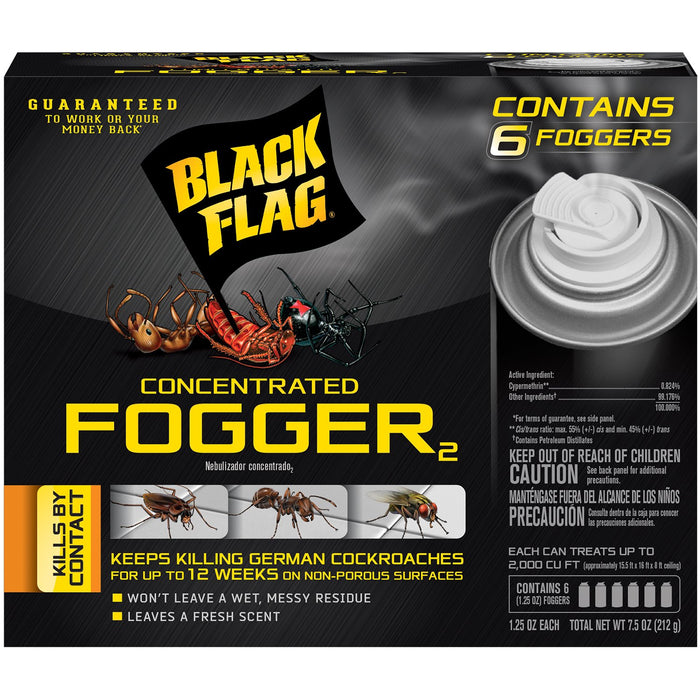 Black Flag Indoor Fogger, Pack of 6