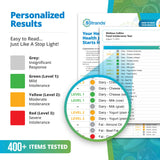 5Strands Food Intolerance Test, 414 Items Tested, Food Sensitivity at Home Test Kit, Accurate Hair Analysis, Holistic Health Results in 5 Days