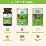 ORGANIC INDIA Moringa Herbal Supplement Powder - Green Superfood, Nutrient Dense, Pure Plant Protein, Vitamin A, E, K, Iron, Calcium, Fiber, Vegan, Gluten-Free, USDA Certified Organic - 8 oz Canister
