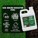 Organic Micronutrient Booster- Complete Plant & Turf Nutrients- Simple Grow Solutions- Garden & Lawn Fertilizer- Grower, Gardener- Liquid Food for Grass, Tomatoes, Flowers, Vegetables (32 Ounce)