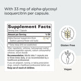 Integrative Therapeutics Alpha-Glycosyl Isoquercitrin - Quercetin Supplement to Support Antioxidant Pathways and Cellular Regulation* - Flavonoid Supplement - Gluten-Free & Vegan - 60 Vegan Capsules