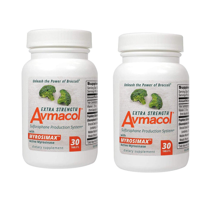 Avmacol Extra Strength Sulforaphane Production System for Immune Support, 60 Tablets