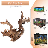 majoywoo Natural Large Driftwood for Aquarium Decor Reptile Decor 13-17" Long, Over 1.3 lbs