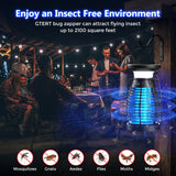 Solar Bug Zapper, Mosquito Zapper Outdoor, Cordless Bug Zapper, Bug Zapper Outdoor Solar Powered