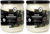 Siberian Fir Two Pack Odor Eliminating Highly Fragranced Candle - Eliminates 95% of Pet, Smoke, Food, and Other Smells Quickly - Up to 80 Hour Burn time - 12 Ounce Premium Soy Blend