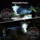 Lighting EVER LED Flashlights High Lumens, Small Flashlight, Zoomable, Waterproof, Adjustable Brightness Flash Light for Outdoor, Emergency, Camping, AAA Batteries Included, 2 Pack