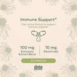 Gaia Herbs Quick Defense - Fast-Acting Immune Support Supplement for Use at Onset of Symptoms - with Echinacea, Black Elderberry, Ginger & Andrographis - 20 Vegan Liquid Phyto-Capsules (2-Day Supply)