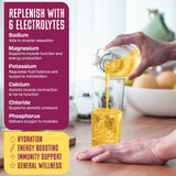 KEY NUTRIENTS Electrolytes Powder No Sugar - Delicious Passion Fruit Electrolyte Powder - Hydration Powder - No Calories, Gluten Free Keto Electrolytes Powder - 90 Servings - Made in USA