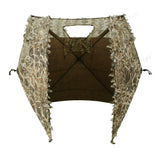 AUSCAMOTEK Duck Hunting Pop Up Ground Blind Portable Quick Setup Lightweight Deer Blind 3-Sides Camouflage Tent