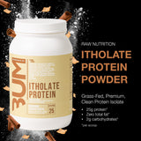 RAW Whey Isolate Protein Powder, Cinnamon Crunch (CBUM Itholate Protein) - 100% Grass-Fed Sports Nutrition Powder for Muscle Growth & Recovery - Low-Fat, Low Carb, Naturally Flavored - 25 Servings