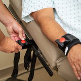 BURLINGHAM'S Quick Release Hospital Bed Restraints Straps for Medical Procedures - Heavy Duty Limb Holders Medical with Wrist & Ankle Straps - Long, Adjustable Straps