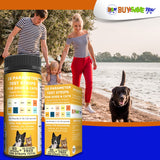 Pet Test Strips for Dogs, Cats, and Other Animal Pets. Accurate Urine Monitoring and Testing Kit That Helps Veterinarian Tests for Blood, Glucose, pH, Specific Gravity, UTI, Liver and Kidney Health.