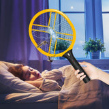 Faicuk Handheld Bug Zapper Racket Rechargeable Fly Swatter (2 Pack)