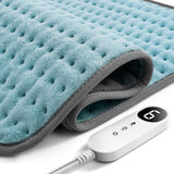 Heating Pad XXL for Back/Neck/Shoulder Pain Relief and Cramps, Valentines Day Birthday Gifts for Him Her Women Men Mom Dad, 6 Heat Settings, Auto-Off, Moist Dry Heat Options, Machine Washable, 20"x24"
