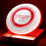 TOSY Flying Disc - 16 Million Color RGB or 36 or 360 LEDs, Extremely Bright, Smart Modes, Auto Light Up, Rechargeable, Perfect Birthday & Camping Gift for Men/Boys/Teens/Kids, 175g frisbees