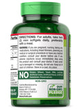 Mini Fish Oil Omega 3 | 1340 mg | 100 Softgels | Burpless Lemon Flavor Pills | Non-GMO & Gluten Free Supplement | by Nature's Truth
