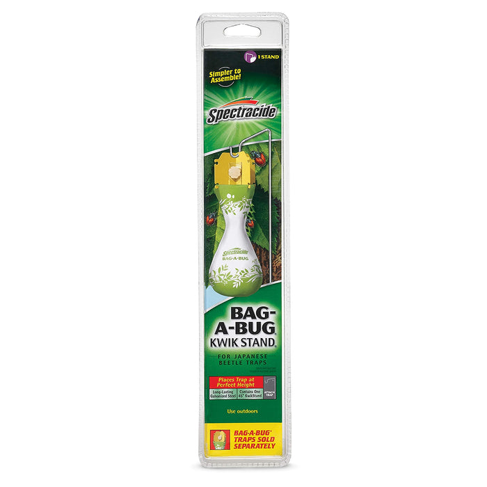 Spectracide Bag-A-Bug Kwik Stand (1 Pack) and Japanese Beetle Trap (Dual Lure System)