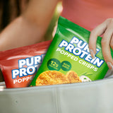 Pure Protein Popped Crisps, Sour Cream & Onion, High Protein Snack, 12G Protein, 1.27oz., 12 Count