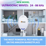 BH-4, Ultrasonic Pest Repeller - Electronic & Ultrasound, Indoor Plug-in Repellent - Get rid of - Rodents, Mice, Squirrels, Bats, Insects, Bed Bugs, Ants, Fleas, Spiders, Roaches (Purple, 4 Pack)