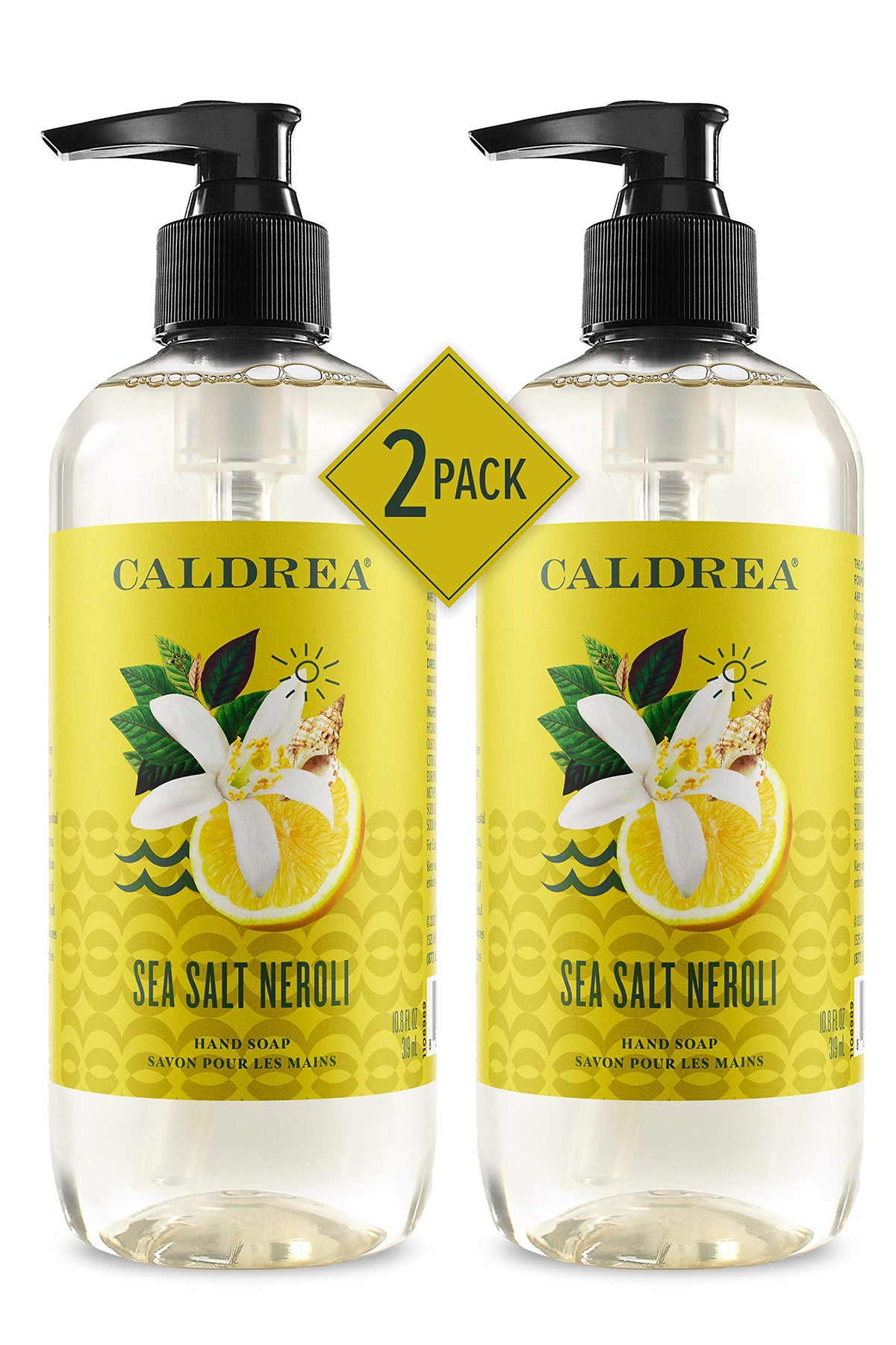 Caldrea Hand Wash Soap, Aloe Vera Gel, Olive Oil and Essential Oils to