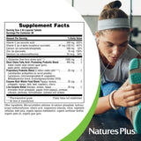 NaturesPlus GI Natural Total Digestive Wellness - 90 Vegetarian Tablets, Bilayer - Natural Gut Health Supplement - Probiotics, Prebiotics, Enzymes - Gluten-Free - 30 Servings