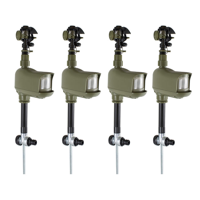 Havahart 5277 Critter Ridder Motion-Activated Animal Repellent & Sprinkler, 4 Pack