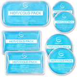 Reusable Hot and Cold Gel Ice Packs for Injuries - Cold Compress, Ice Pack, Gel Ice Packs, Cold Pack, Gel Ice Pack, Cold Packs for Injuries - 7 Pack