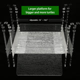 LYL LEYOULAND Hanging Turtle Basking Platform for Aquatic Turtles 40 75 Gallon, Aquatic Reptile Ramp Dock, Turtle Terrace, Turtle Tank Accessories